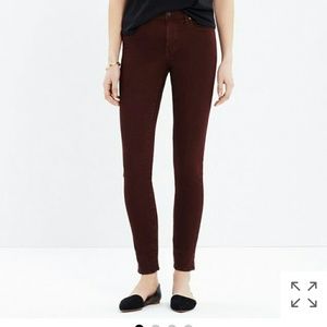 Madewell 9 in High Rise Skinny Jeans